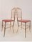 Italian Large Chiavari Brass Chairs with Pink Velvet Upholstery, Set of 2, Image 2