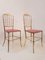 Grandes Chaises Chiavari en Laiton avec Tapisserie en Velours Rose, Italie, Set de 2 8