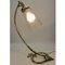 Lampe de Bureau Art Déco en Laiton et en Verre, 1910s 5