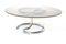 Vintage Curved Chromed Glass Coffee Table 2