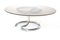Vintage Curved Chromed Glass Coffee Table, Image 2