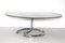 Vintage Curved Chromed Glass Coffee Table 1