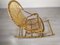 Vintage Rocking Chair in Rattan, Image 6