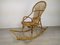 Vintage Rocking Chair in Rattan, Image 2