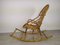 Vintage Rocking Chair in Rattan, Image 4