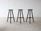 Oak Bar Stools, Set of 3 3