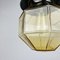 Mid-Century Glass & Metal Pendant Lamp from ISMOS, Italy, 1980s 4