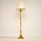 Lampada da tavolo vintage neoclassica in ottone massiccio, Immagine 2