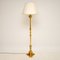 Lampada da tavolo vintage neoclassica in ottone massiccio, Immagine 9