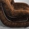 Chaise Vintage en Métal Tubulaire en Tissu Marron, 1970s 4