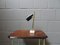 Black Metal Table Lamp on Marble Base, Italy, 1960s 2