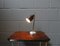 Black Metal Table Lamp on Marble Base, Italy, 1960s 3