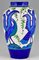 Art Deco Keramik Vase mit stilisierten Vögeln von Charles Catteau für Keramis, 1931 4