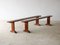 Cherry Wood Benches, Set of 2 3