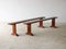Cherry Wood Benches, Set of 2, Image 3