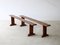 Cherry Wood Benches, Set of 2 1