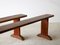 Cherry Wood Benches, Set of 2, Image 4