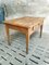 Antique French Kitchen Table in Oak with Drawer, Image 12