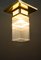 Quadrangular Ceiling Lamp, 1920s, Image 9