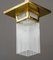 Quadrangular Ceiling Lamp, 1920s 2