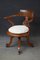 Victorian Mahogany Office Chair, Image 1