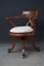 Victorian Mahogany Office Chair, Image 12