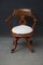 Victorian Mahogany Office Chair 14