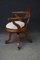 Victorian Mahogany Office Chair, Image 4
