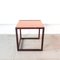 Small Danish Side Table in Rosewood & Leather, 1960s 2