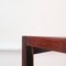 Small Danish Side Table in Rosewood & Leather, 1960s 15