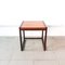 Petite Table d'Appoint en Palissandre & Cuir, Danemark, 1960s 3