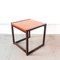 Small Danish Side Table in Rosewood & Leather, 1960s 4