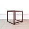 Small Danish Side Table in Rosewood & Leather, 1960s 8