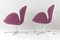 Butaca Swan morada de Arne Jacobsen para Fritz Hansen, Dinamarca, 1958, Imagen 11