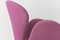 Butaca Swan morada de Arne Jacobsen para Fritz Hansen, Dinamarca, 1958, Imagen 5