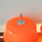 Danish Orange & Chrome Table Lamps by Frank J Bentler for Bentler, Denmark, 1970s, Set of 2, Image 14