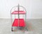 Red Dinette Foldable Trolley, Germany, 1960s 3