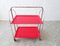 Red Dinette Foldable Trolley, Germany, 1960s 4