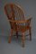 Viktorianischer Windsor Stuhl aus Eibenholz 3