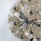 Vintage Sputnik Chandelier with 35 Glass Flowers from Venini, 1970s, Image 12