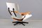 Poltrona in pelle color cognac con ottomana di Charles & Ray Eames per Vitra, anni '70, set di 2, Immagine 16