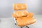 Cognac Leather Lounge Chair with Ottoman by Charles & Ray Eames for Vitra, 1970, Set of 2 28