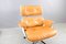 Fauteuil en Cuir Cognac avec Ottomane par Charles & Ray Eames pour Vitra, 1970, Set de 2 28