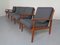 Danish Teak Armchairs & Sofa by Svend Aage Eriksen for Glostrup, 1960s, Set of 3 4