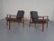 Poltrone e divano in teak di Svend Aage Eriksen per Glostrup, Danimarca, anni '60, set di 3, Immagine 22