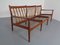 Danish Teak Armchairs & Sofa by Svend Aage Eriksen for Glostrup, 1960s, Set of 3 13