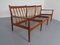 Danish Teak Armchairs & Sofa by Svend Aage Eriksen for Glostrup, 1960s, Set of 3, Image 13