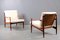 Mid-Century Lounge Chairs by Carl Straub for Goldfeder in Sheepskin, Set of 2 3