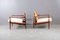 Mid-Century Lounge Chairs by Carl Straub for Goldfeder in Sheepskin, Set of 2 4