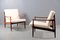 Mid-Century Lounge Chairs by Carl Straub for Goldfeder in Sheepskin, Set of 2 13